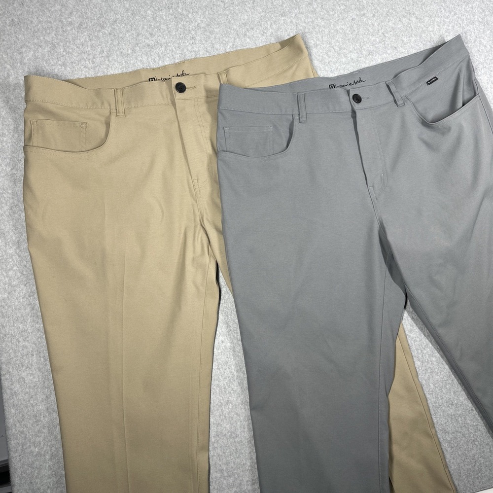 Travis Mathew Open to Close 2.0 Pants Men's 38x30(28L) Performance Golf Lot Of 2
